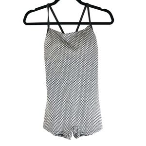 HALARA Romper Ruched Lace Up NWT Size M